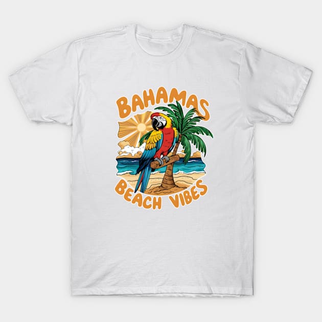 Bahamas Beach Vibes T-Shirt by hippohost